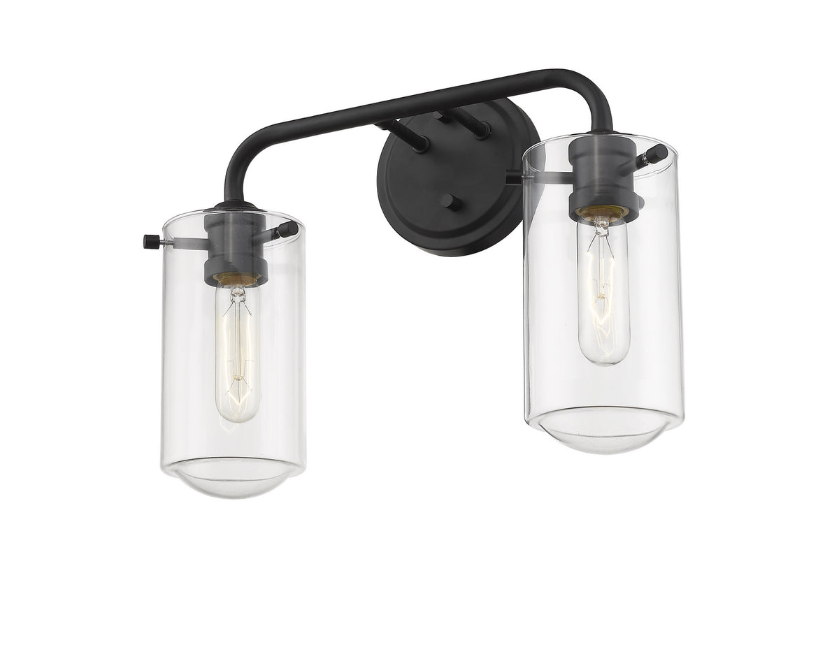 Luminaire de vanité Delaney Noir mat, 15" – vue 4