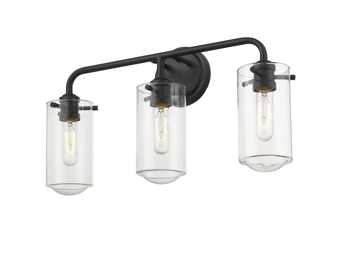 Luminaire de vanité Delaney Noir mat, 22" – vue 3