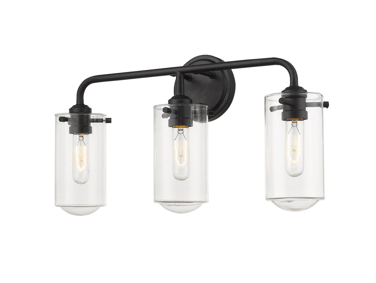 Luminaire de vanité Delaney Noir mat, 22" – Z-Lite