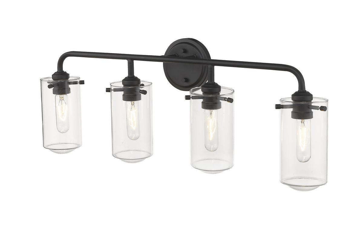 Luminaire de vanité Delaney Noir mat, 30" – vue 2