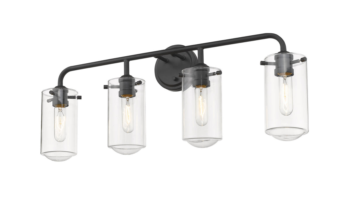 Luminaire de vanité Delaney Noir mat, 30" – vue 4