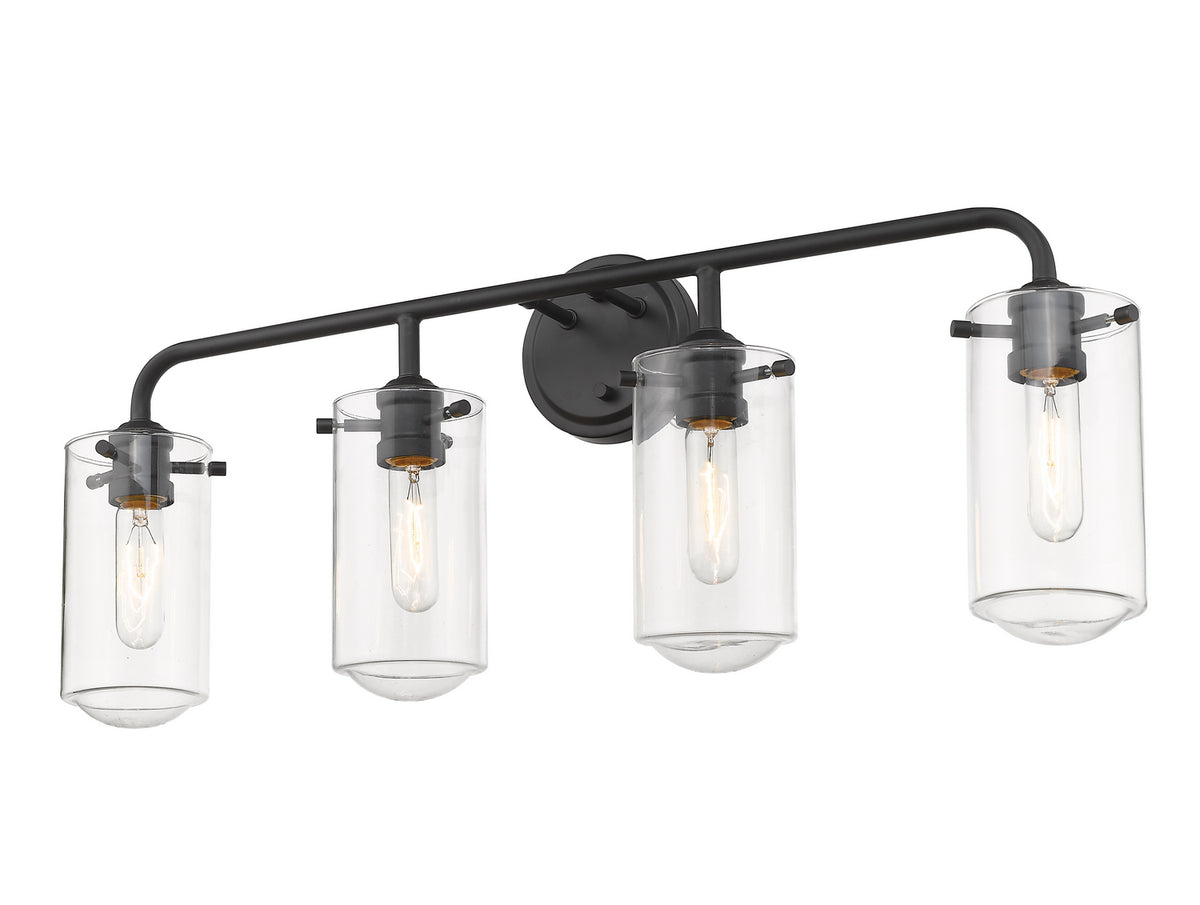Luminaire de vanité Delaney Noir mat, 30" – Z-Lite