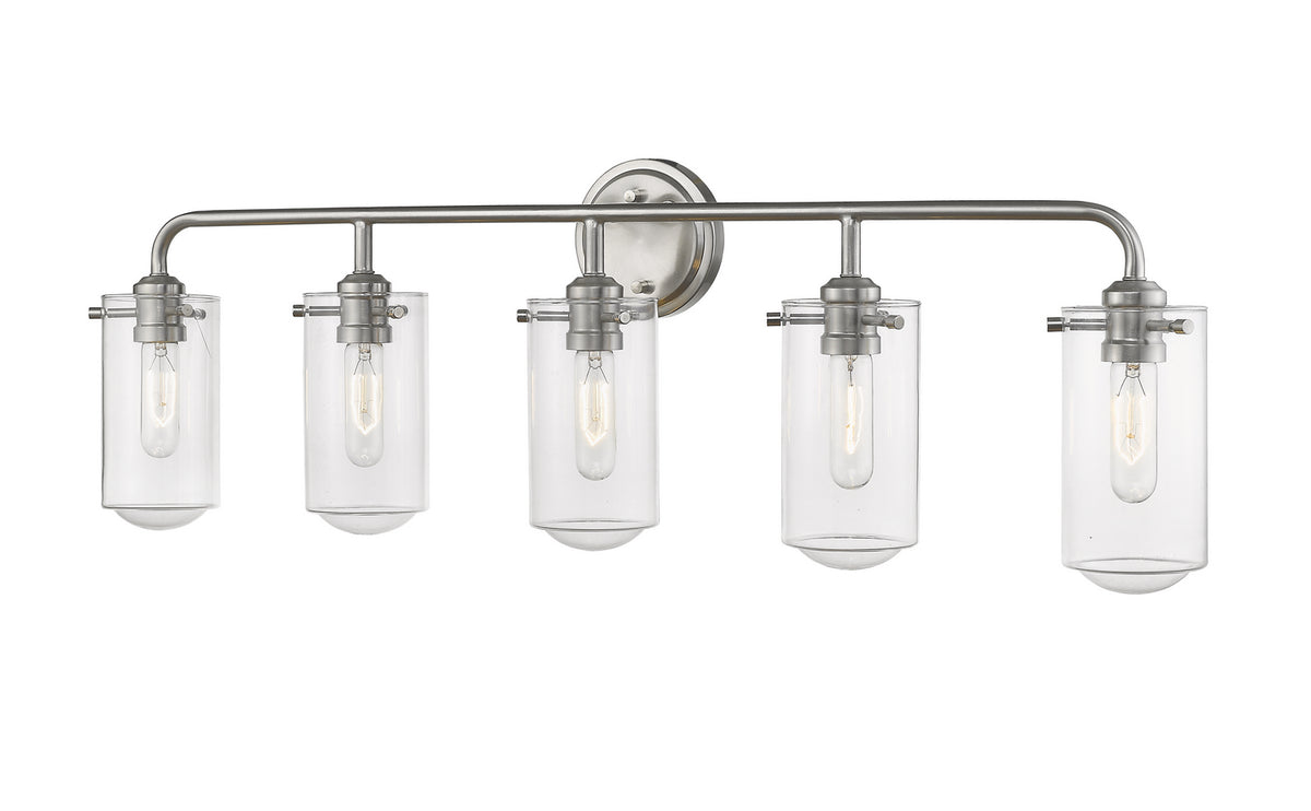 Luminaire de vanité Delaney Nickel brossé, 38" – vue 3