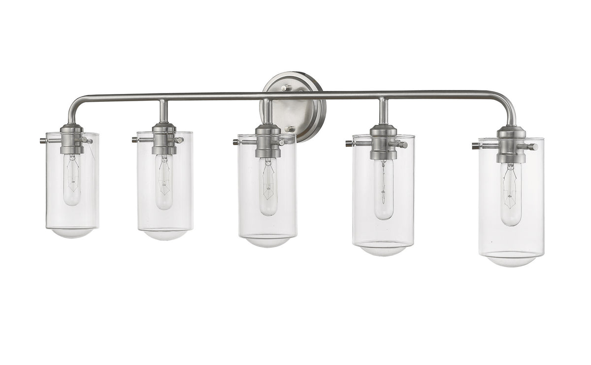 Luminaire de vanité Delaney Nickel brossé, 38" – vue 5