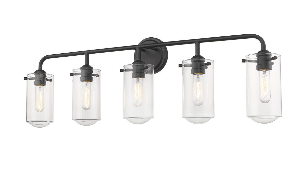 Luminaire de vanité Delaney Noir mat, 38" – vue 2