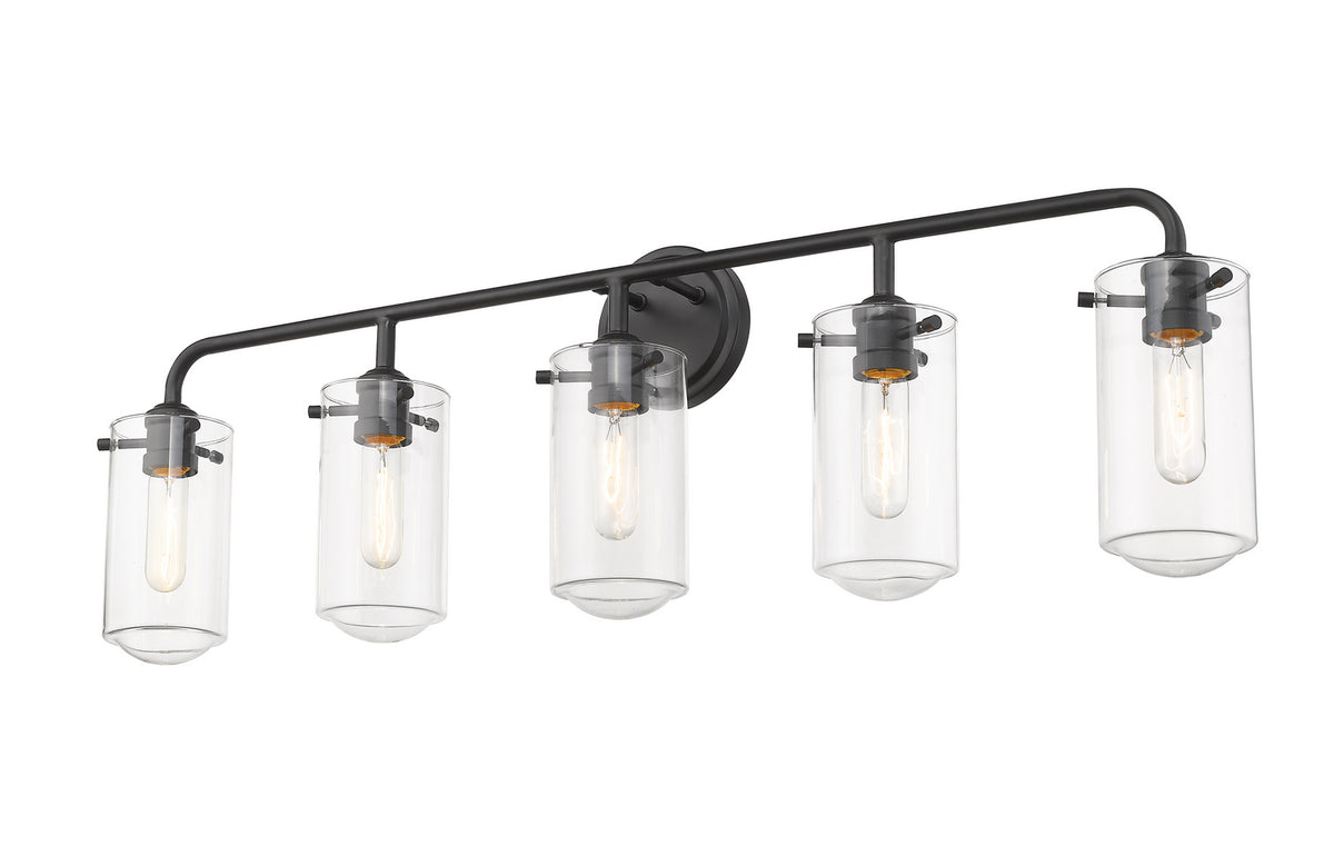 Luminaire de vanité Delaney Noir mat, 38" – Z-Lite
