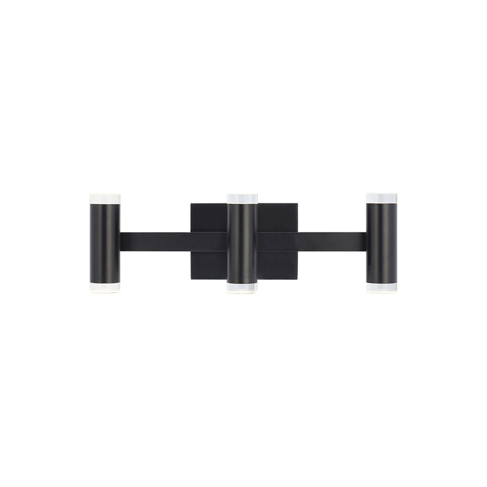 Luminaire de vanité Dobson II - Noir mat Multiple Shallow by Tech Lighting | Luminaires & cie