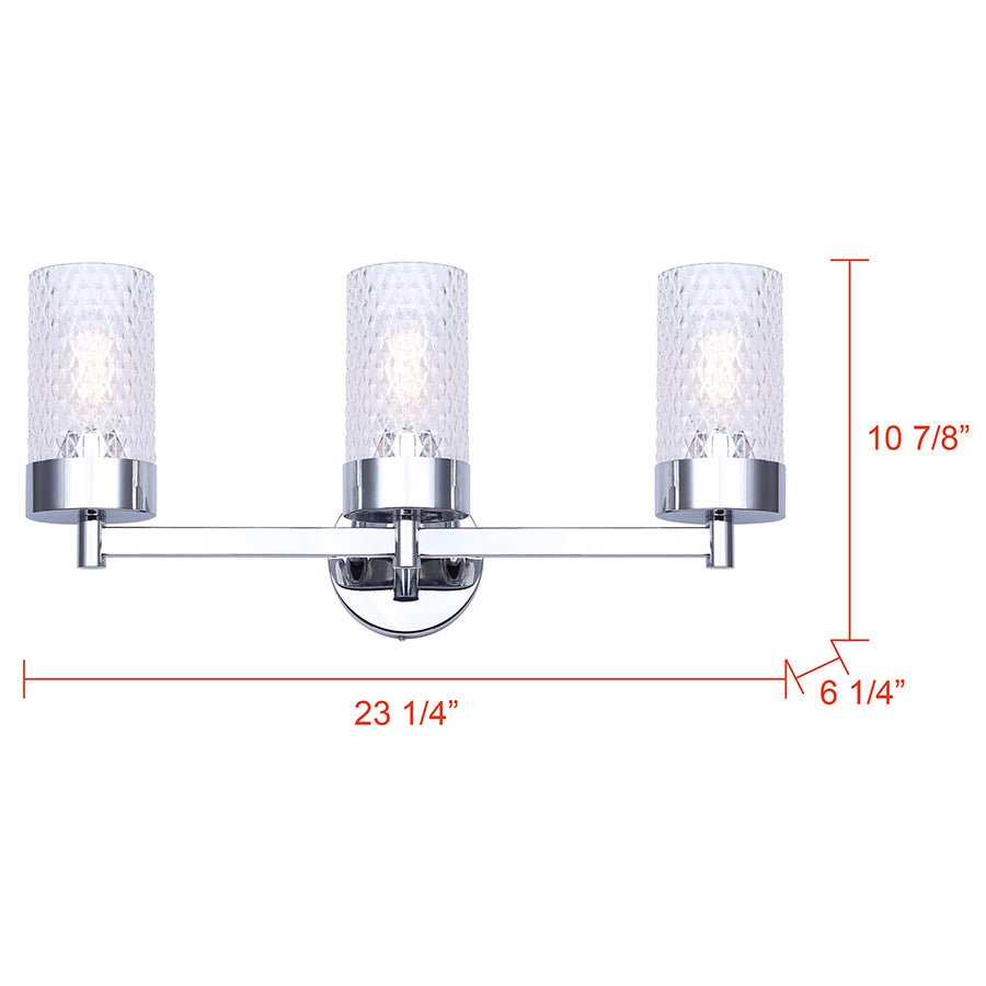 Luminaire de vanité Eden - 23 1/4" by Canarm | Luminaires & cie