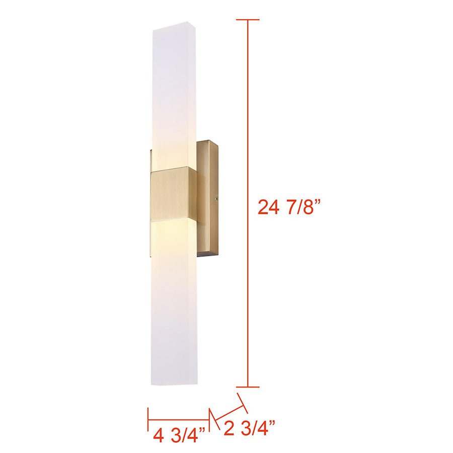 Luminaire de vanité Farrow - Or by Canarm | Luminaires & cie