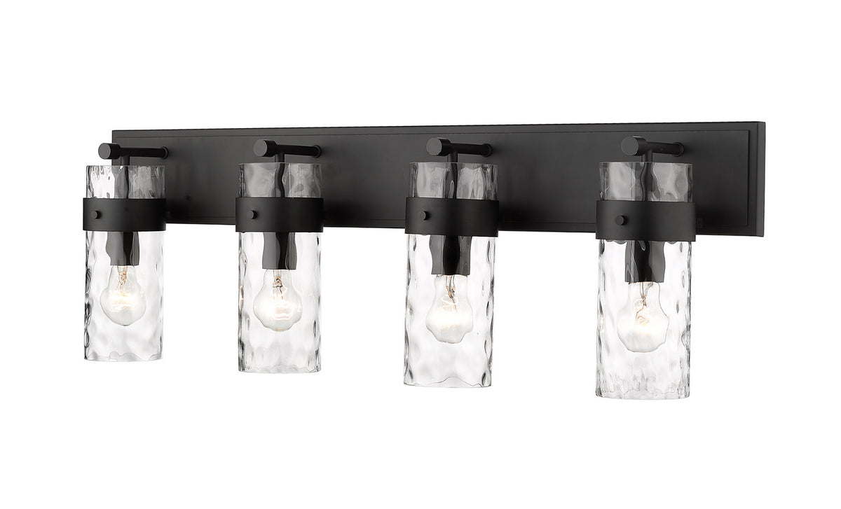 Luminaire de vanité Fontaine Noir mat, 34" – Z-Lite