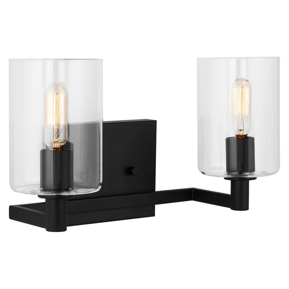 Luminaire de vanité Fullton - Noir de minuit 14 1/4" Ampoules DEL incluses by Visual Comfort Studio | Luminaires & cie
