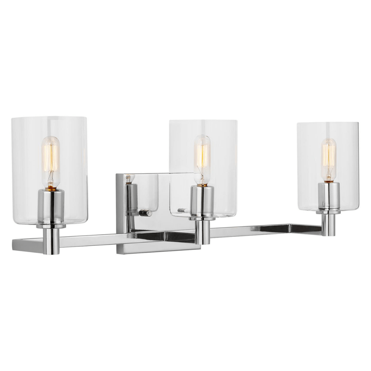 Luminaire de vanité Fullton - Chrome 24 5/8" Ampoules non - incluses by Visual Comfort Studio | Luminaires & cie