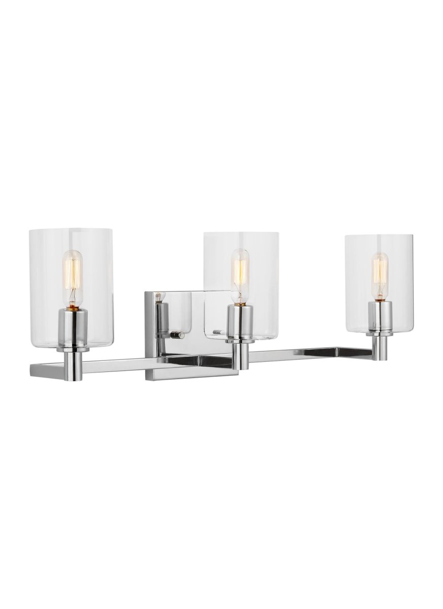 Luminaire de vanité Fullton - Chrome 24 5/8" Ampoules non - incluses by Visual Comfort Studio | Luminaires & cie