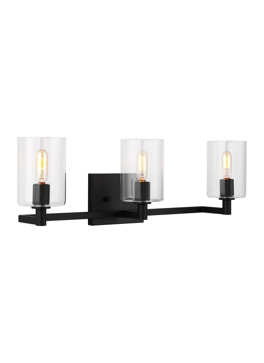 Luminaire de vanité Fullton - Noir de minuit 24 5/8" Ampoules non - incluses by Visual Comfort Studio | Luminaires & cie
