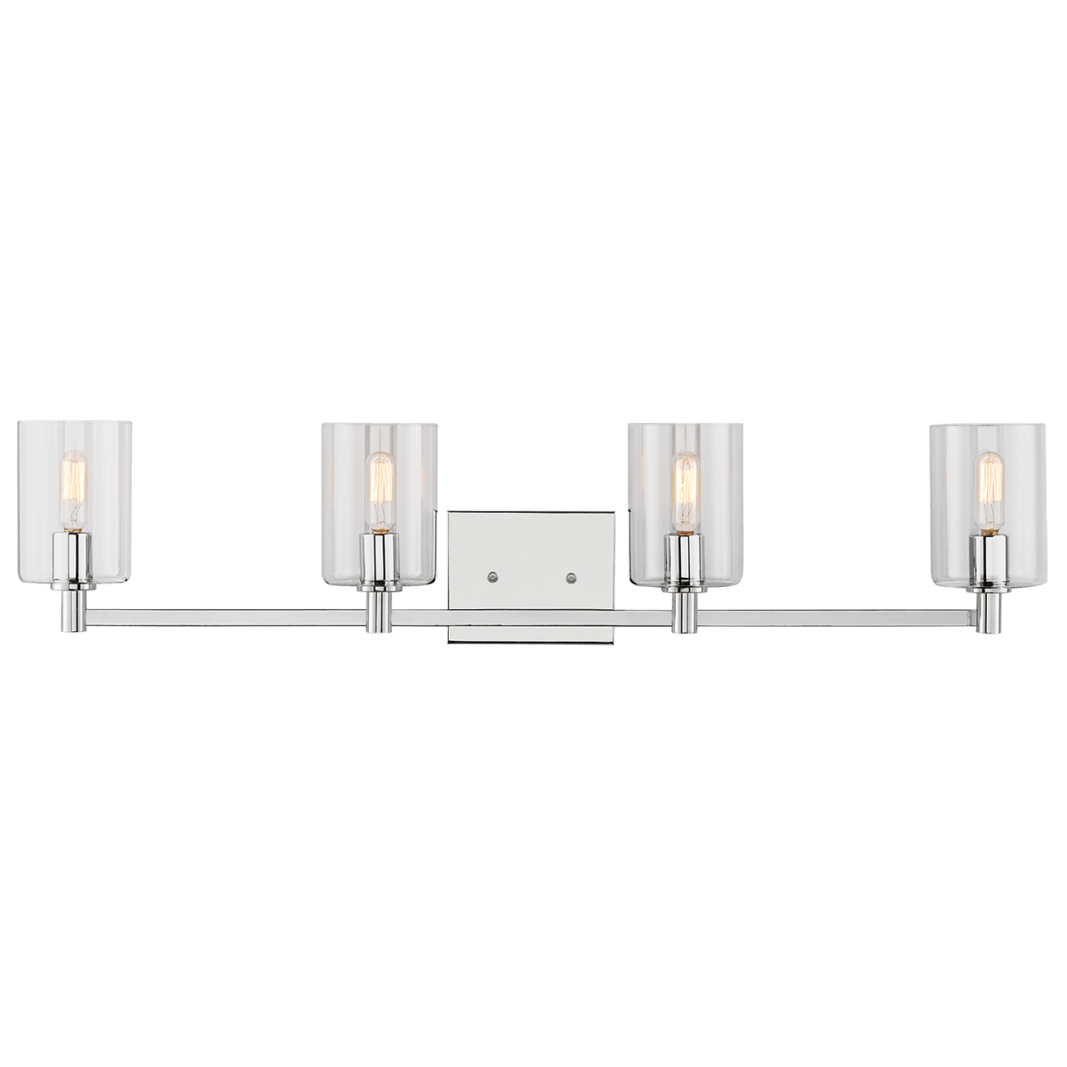 Luminaire de vanité Fullton - Chrome 35" Ampoules non - incluses by Visual Comfort Studio | Luminaires & cie