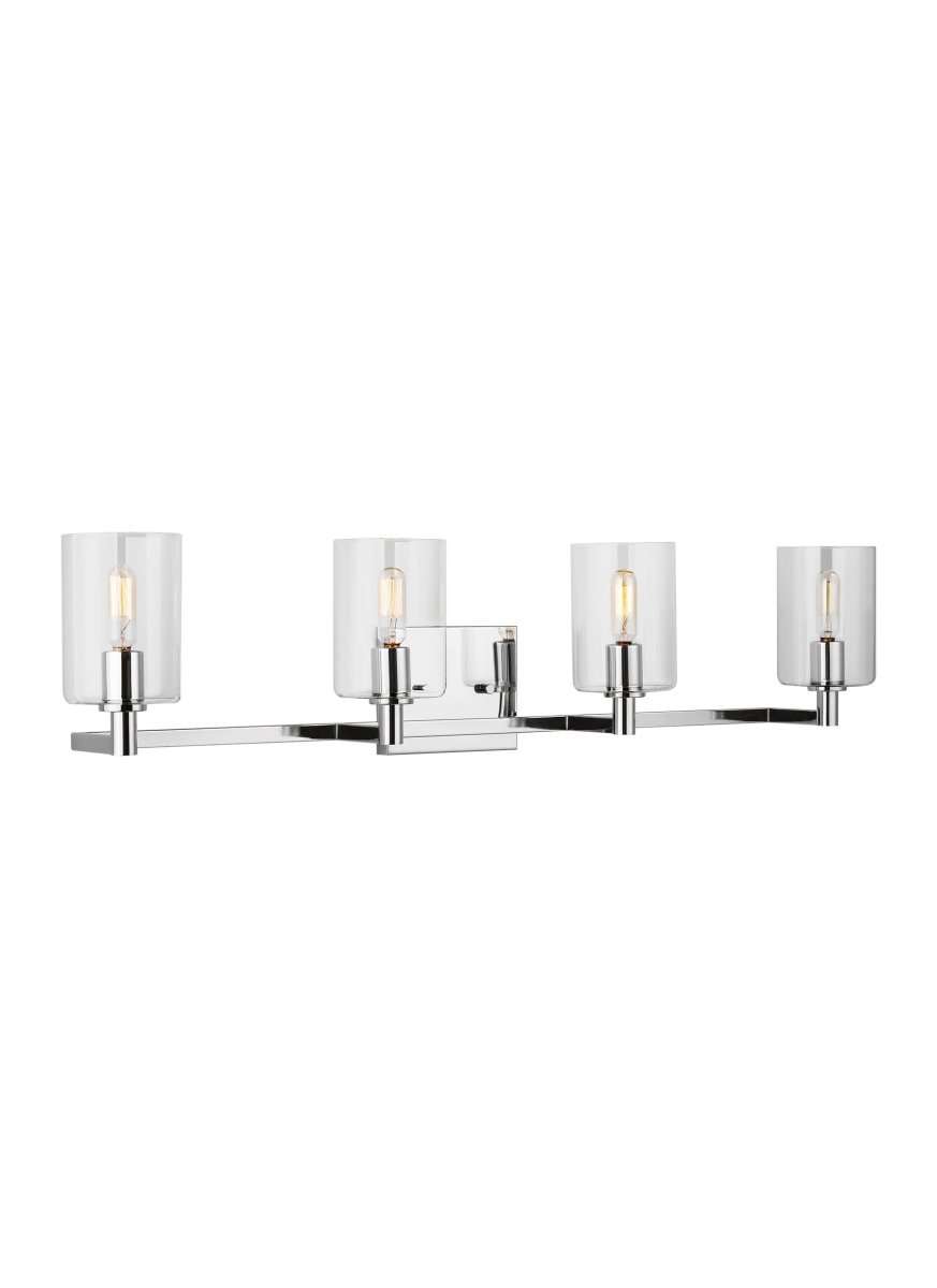 Luminaire de vanité Fullton - Chrome 35" Ampoules non - incluses by Visual Comfort Studio | Luminaires & cie