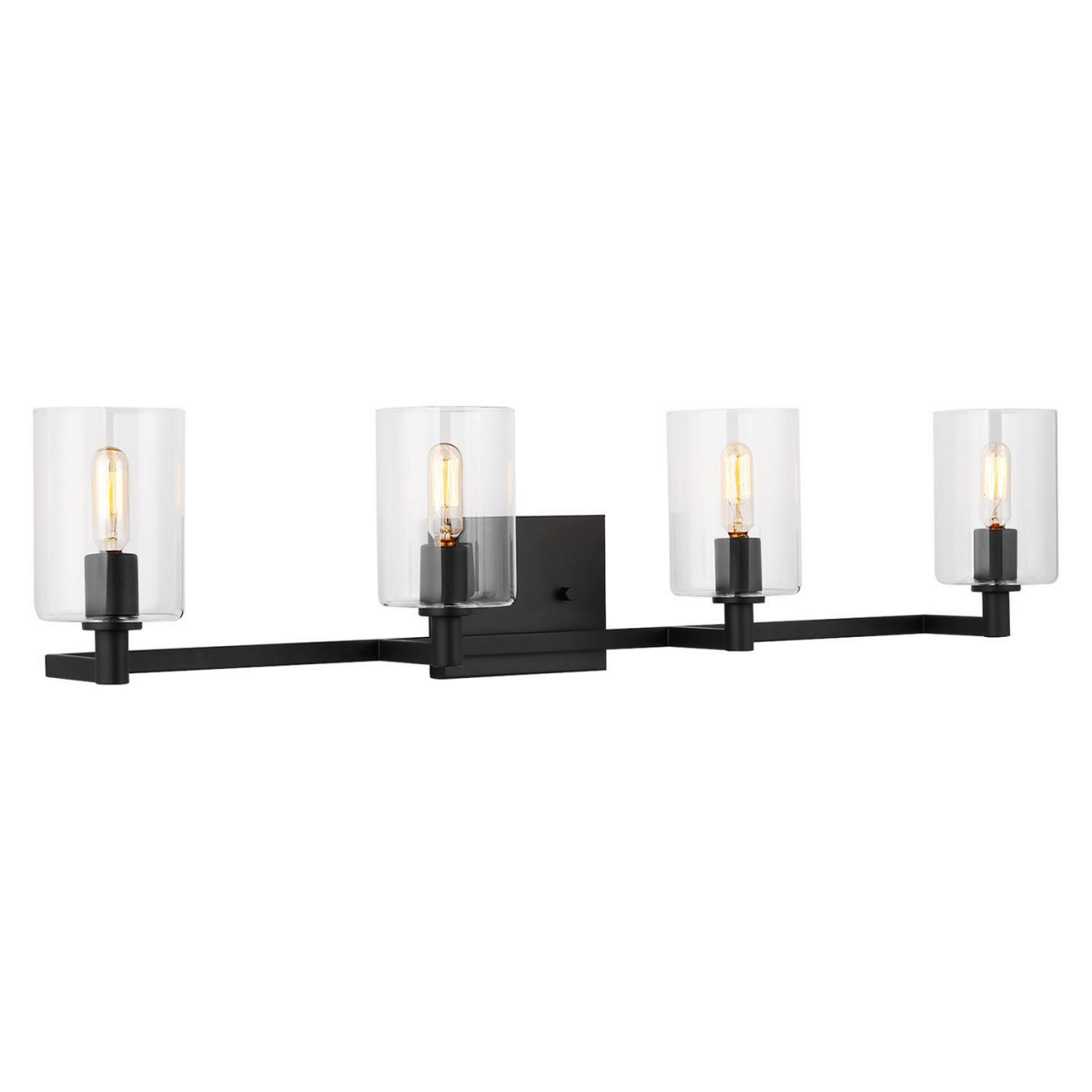 Luminaire de vanité Fullton - Noir de minuit 35" Ampoules non - incluses by Visual Comfort Studio | Luminaires & cie