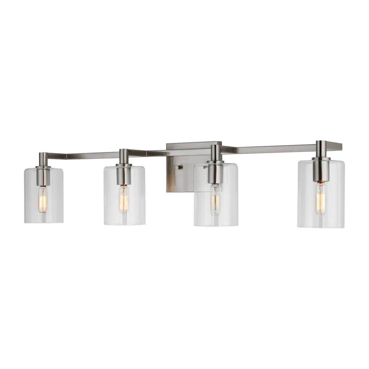 Luminaire de vanité Fullton - Nickel brossé 35" by Visual Comfort Studio | Luminaires & cie
