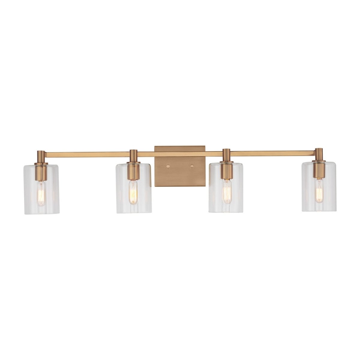 Luminaire de vanité Fullton - Nickel brossé 35" by Visual Comfort Studio | Luminaires & cie