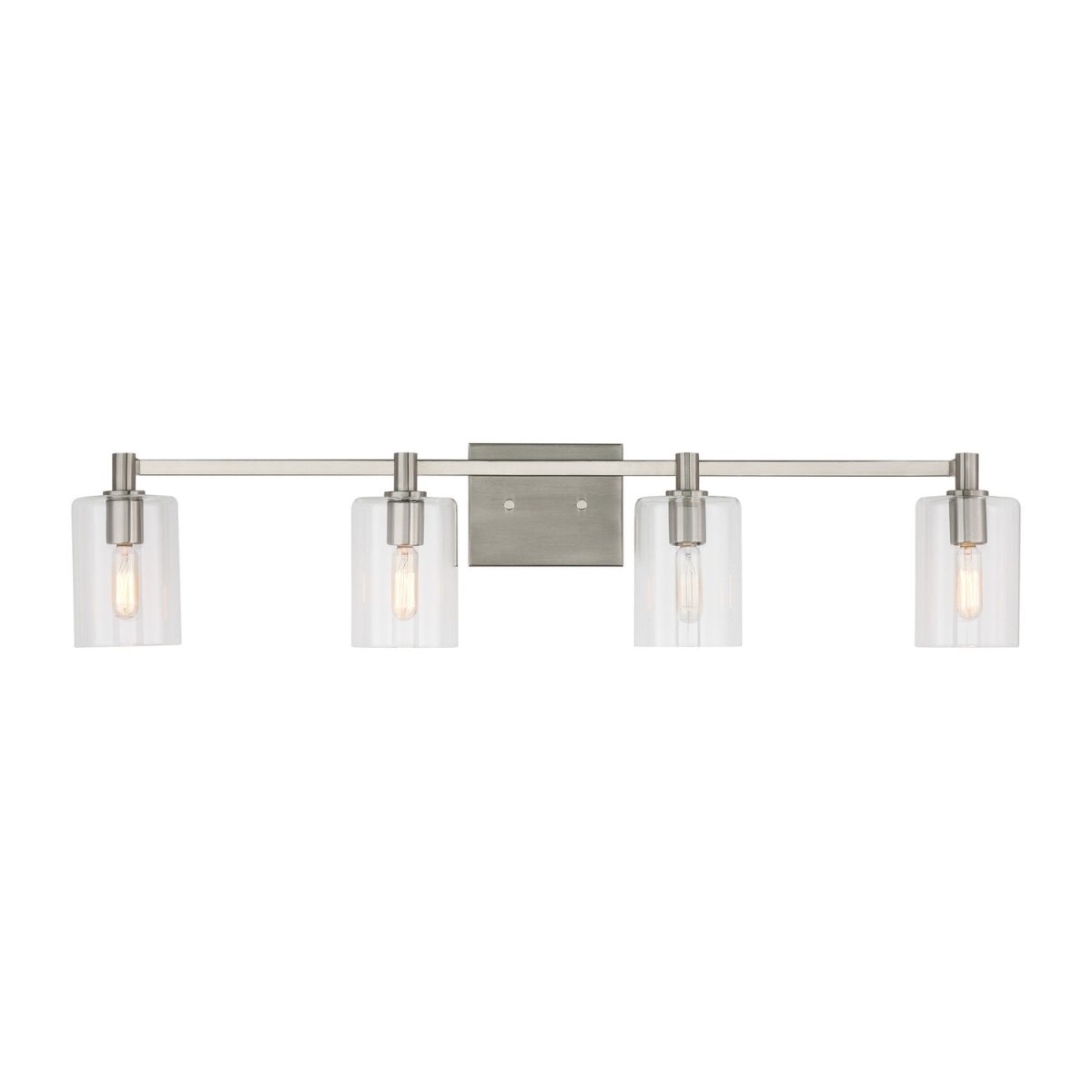 Luminaire de vanité Fullton - Nickel brossé 35" by Visual Comfort Studio | Luminaires & cie