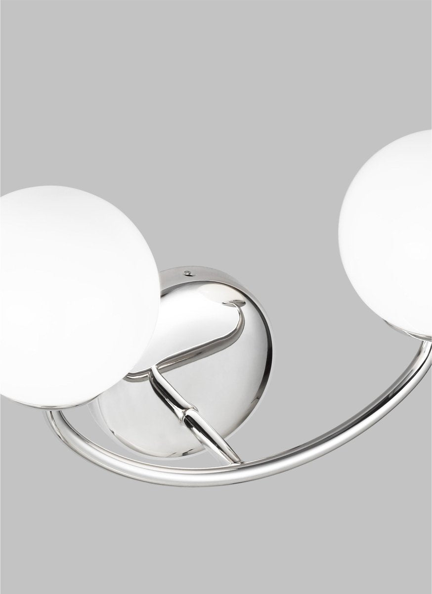 Luminaire de vanité Galassia - Nickel poli 15" by Visual Comfort Studio | Luminaires & cie