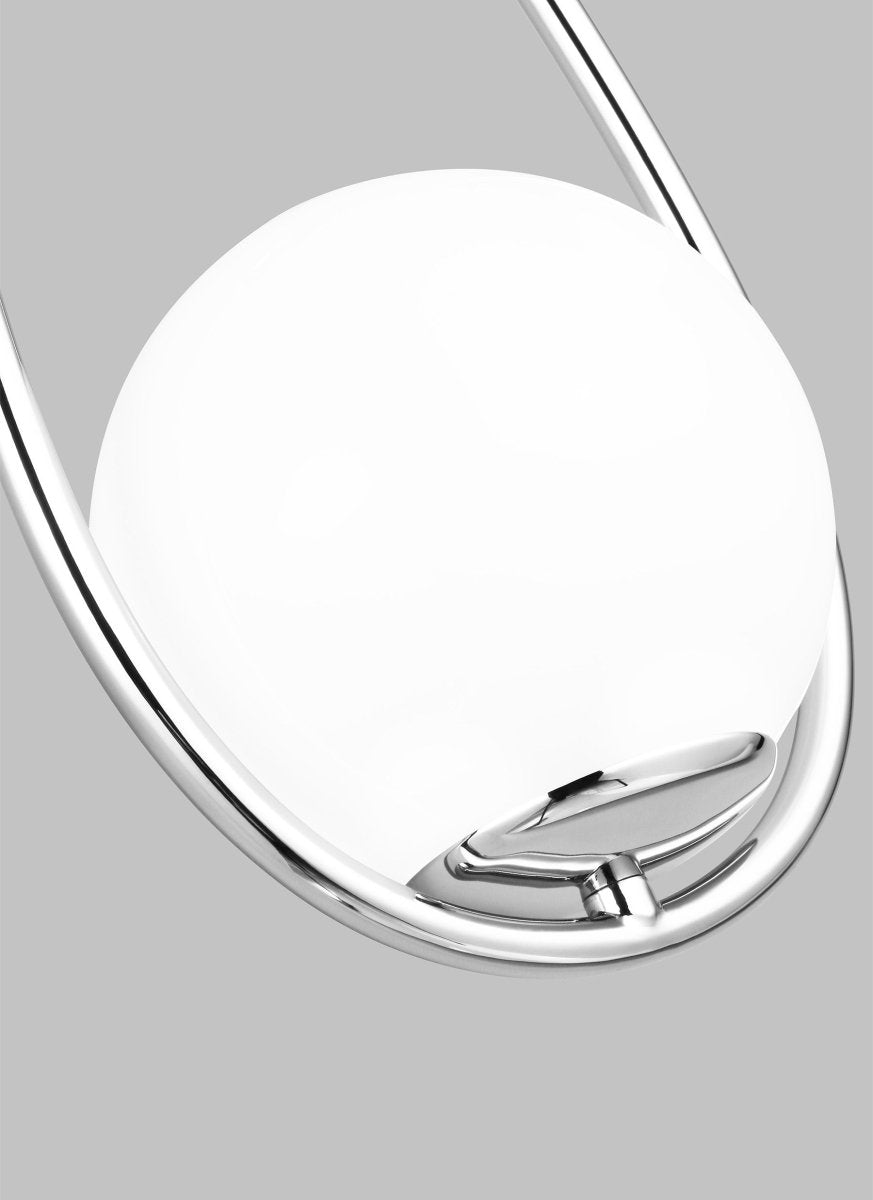 Luminaire de vanité Galassia - Nickel poli 8" by Visual Comfort Studio | Luminaires & cie