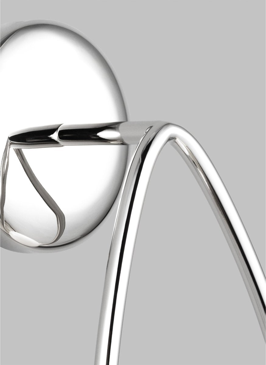 Luminaire de vanité Galassia - Nickel poli 8" by Visual Comfort Studio | Luminaires & cie