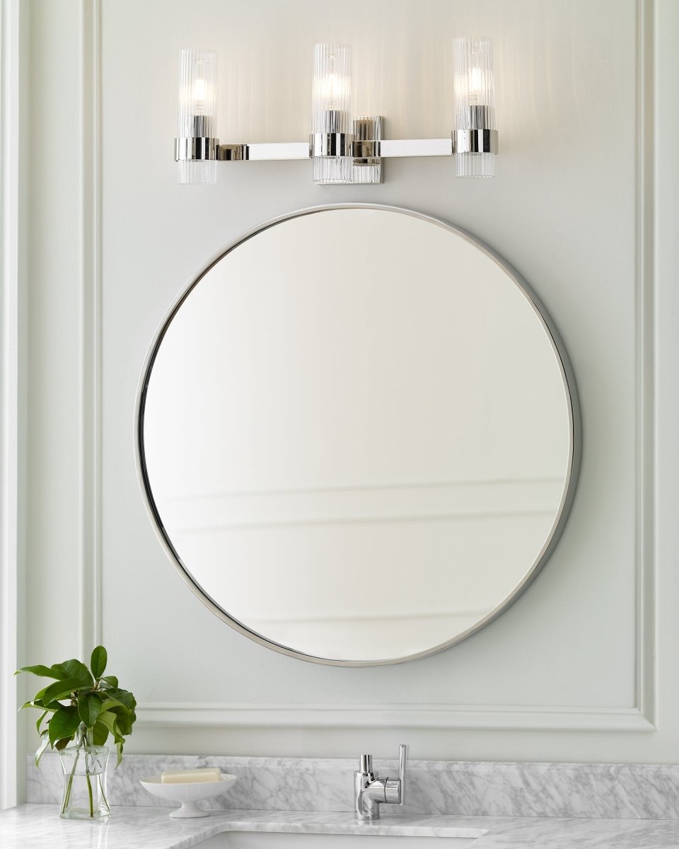 Luminaire de vanité Geneva - Nickel poli 22 1/2" by Visual Comfort Studio | Luminaires & cie