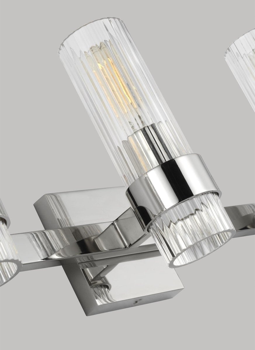 Luminaire de vanité Geneva - Nickel poli 22 1/2" by Visual Comfort Studio | Luminaires & cie