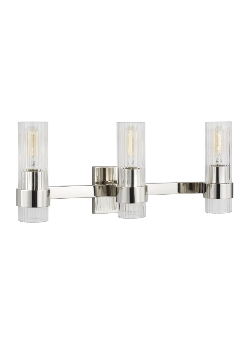 Luminaire de vanité Geneva - Nickel poli 22 1/2" by Visual Comfort Studio | Luminaires & cie