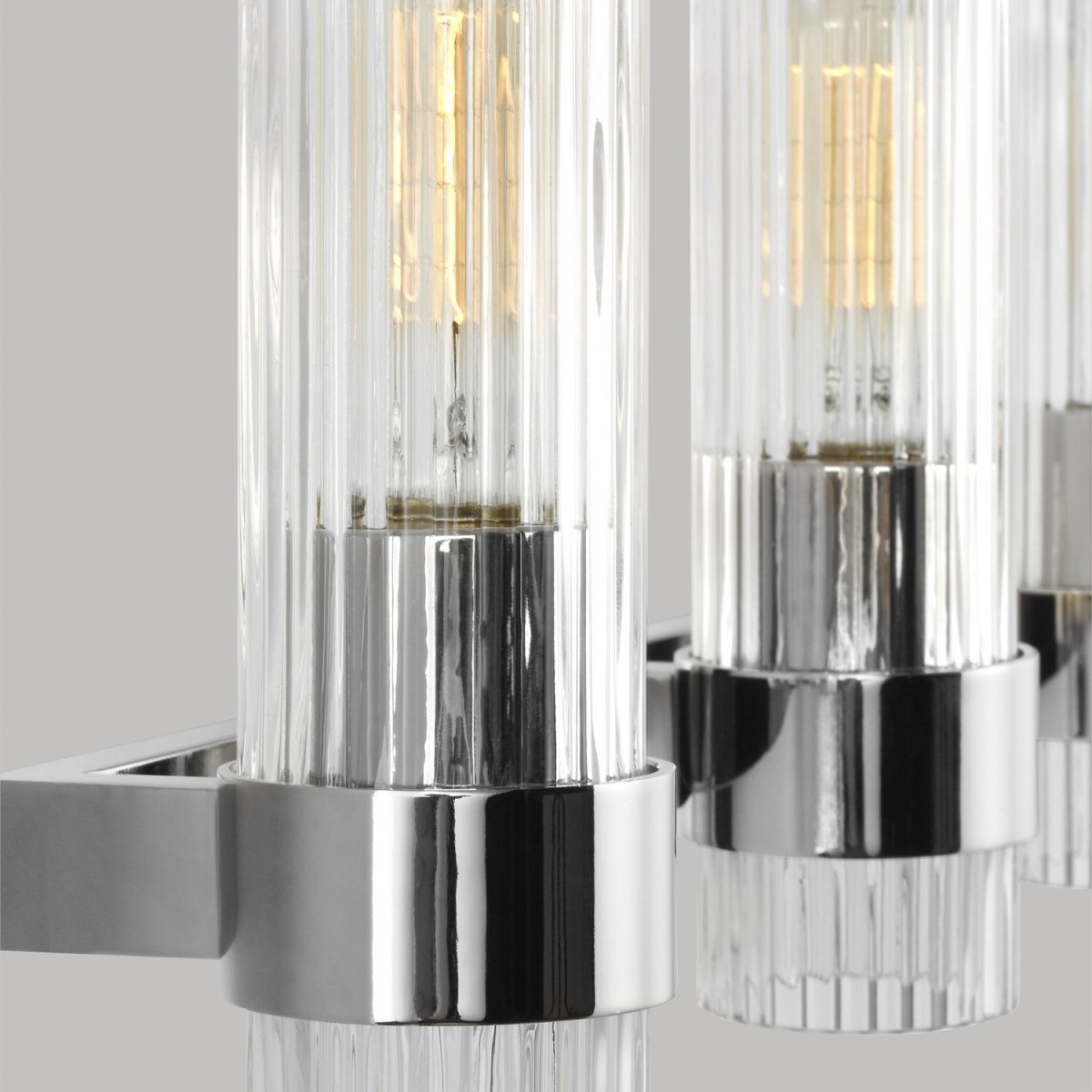 Luminaire de vanité Geneva - Nickel poli 30" by Visual Comfort Studio | Luminaires & cie