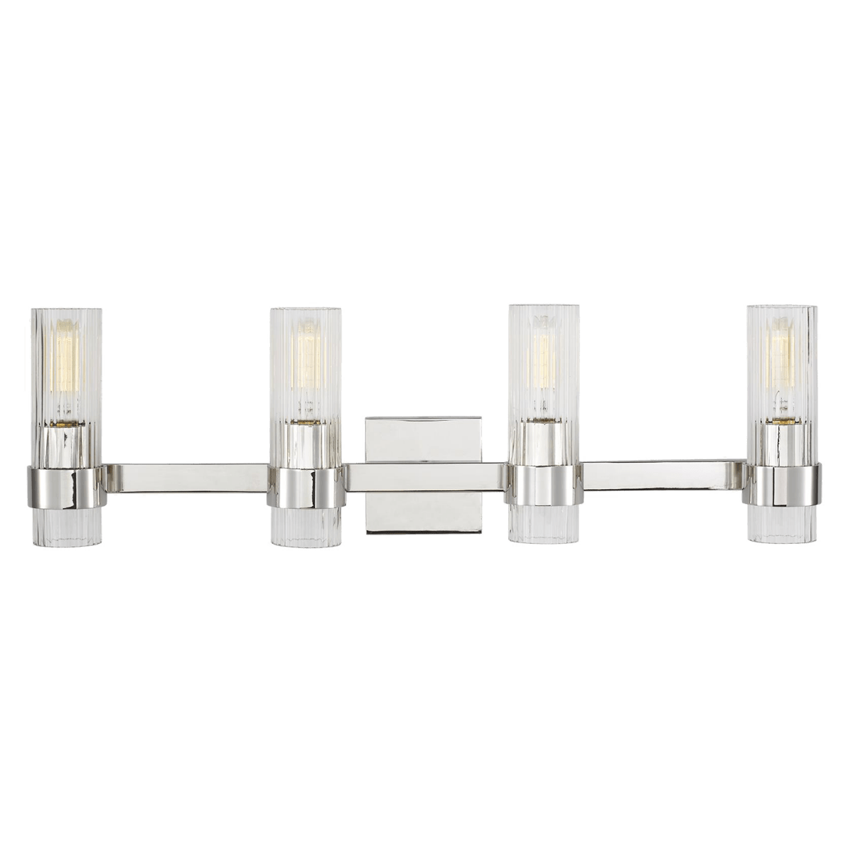 Luminaire de vanité Geneva - Nickel poli 30" by Visual Comfort Studio | Luminaires & cie