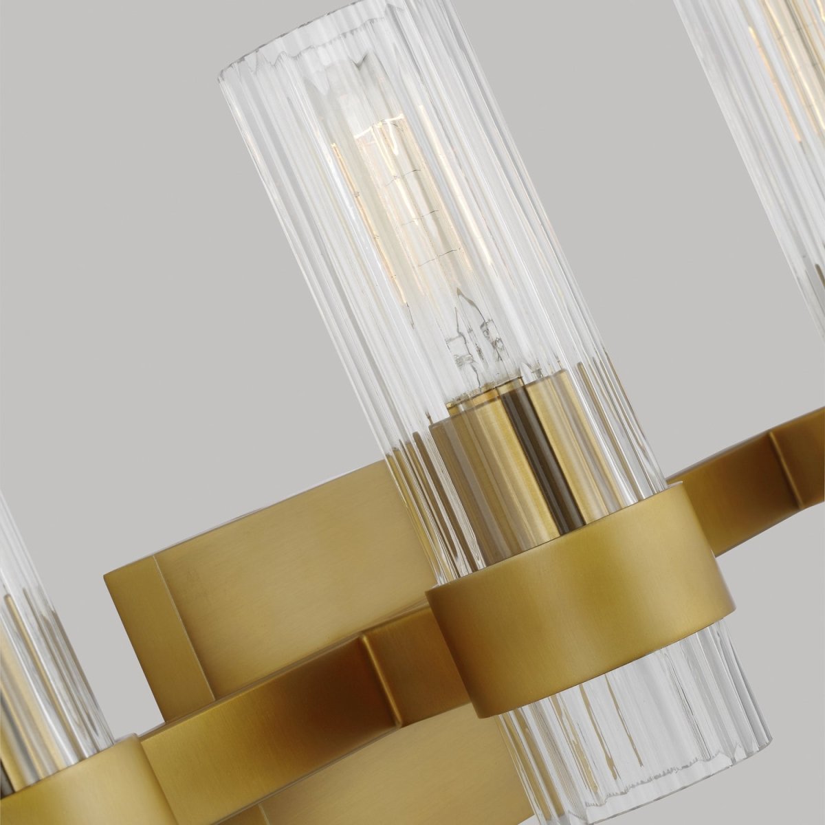 Luminaire de vanité Geneva - Nickel poli 30" by Visual Comfort Studio | Luminaires & cie