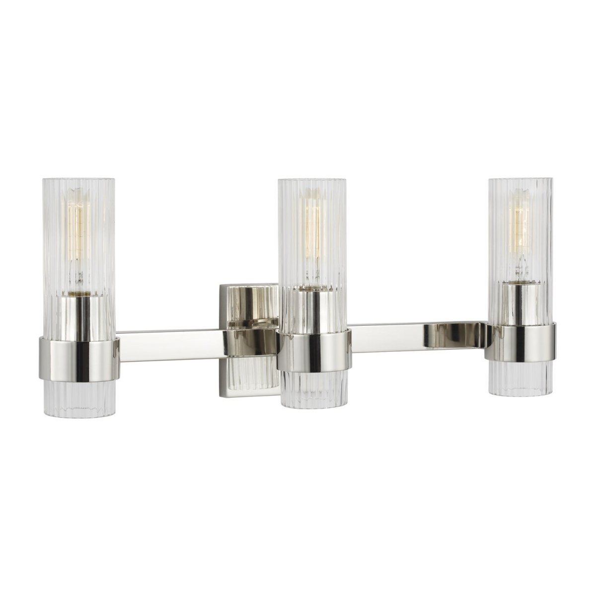 Luminaire de vanité Geneva - Nickel poli 30" by Visual Comfort Studio | Luminaires & cie