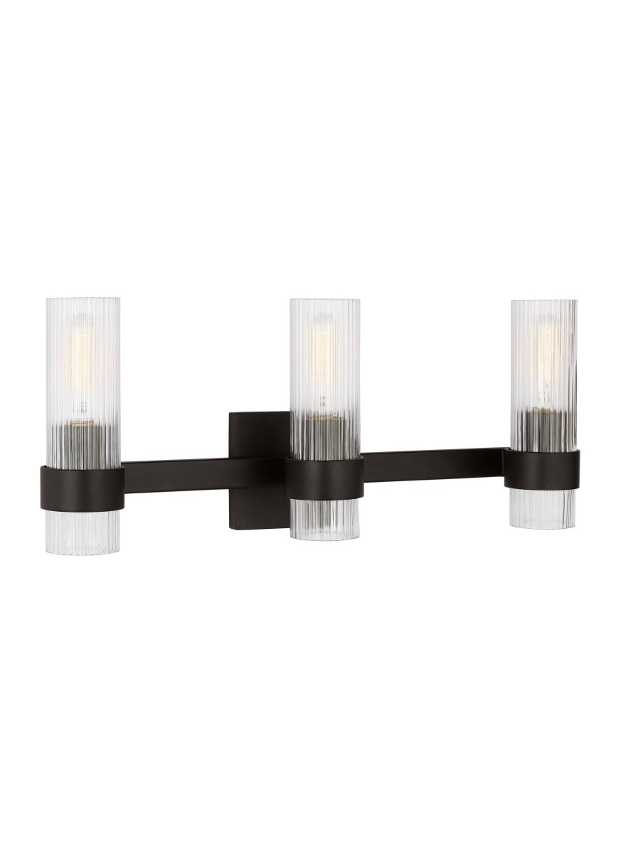 Luminaire de vanité Geneva - Nickel poli 30" by Visual Comfort Studio | Luminaires & cie