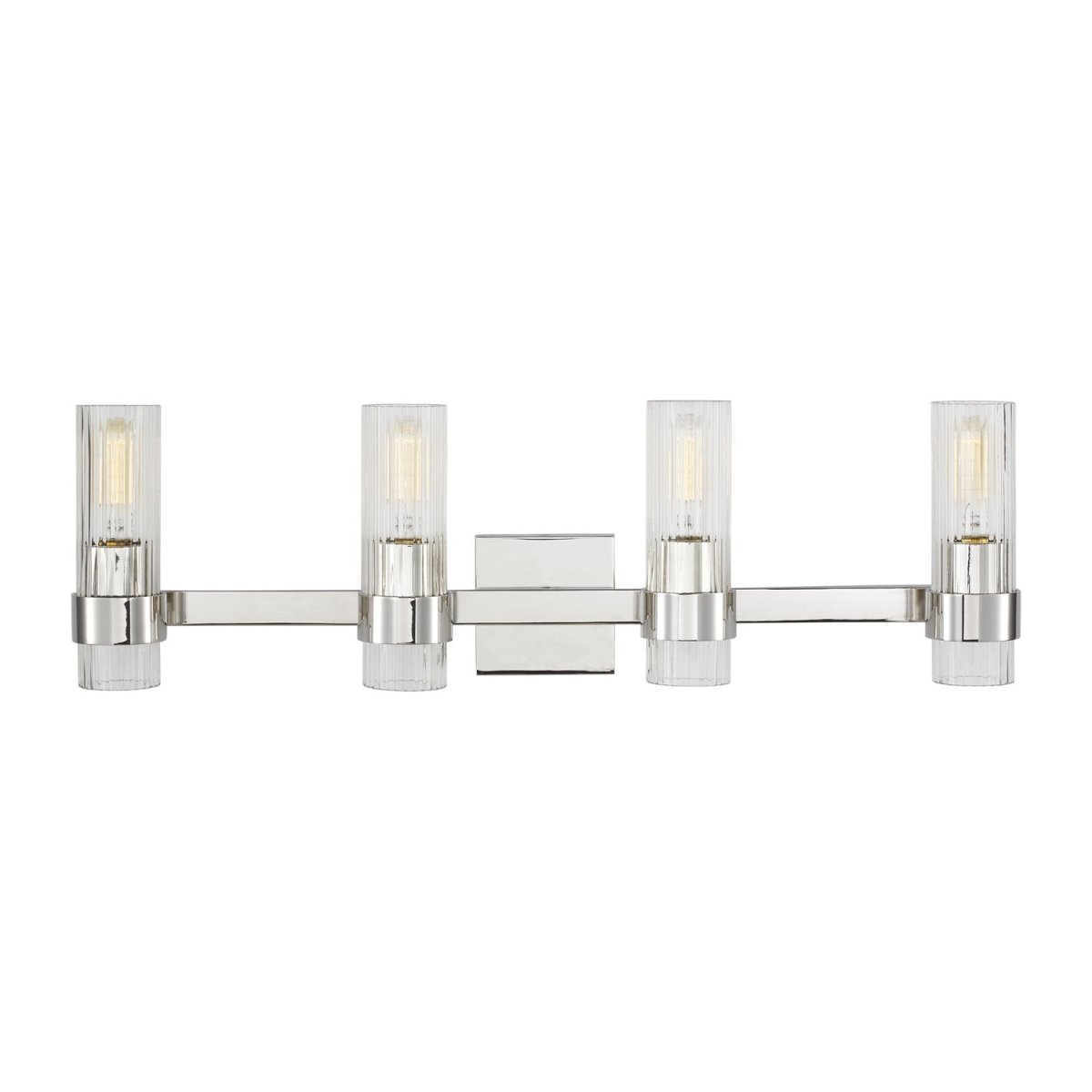 Luminaire de vanité Geneva - Nickel poli 30" by Visual Comfort Studio | Luminaires & cie