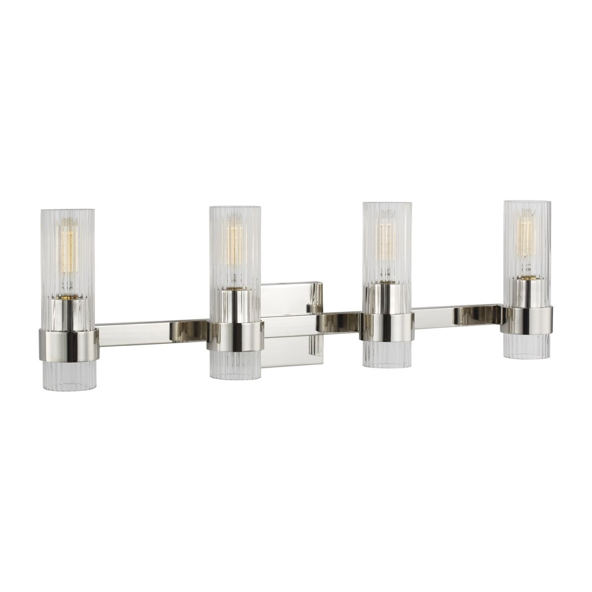 Luminaire de vanité Geneva - Nickel poli 30" by Visual Comfort Studio | Luminaires & cie