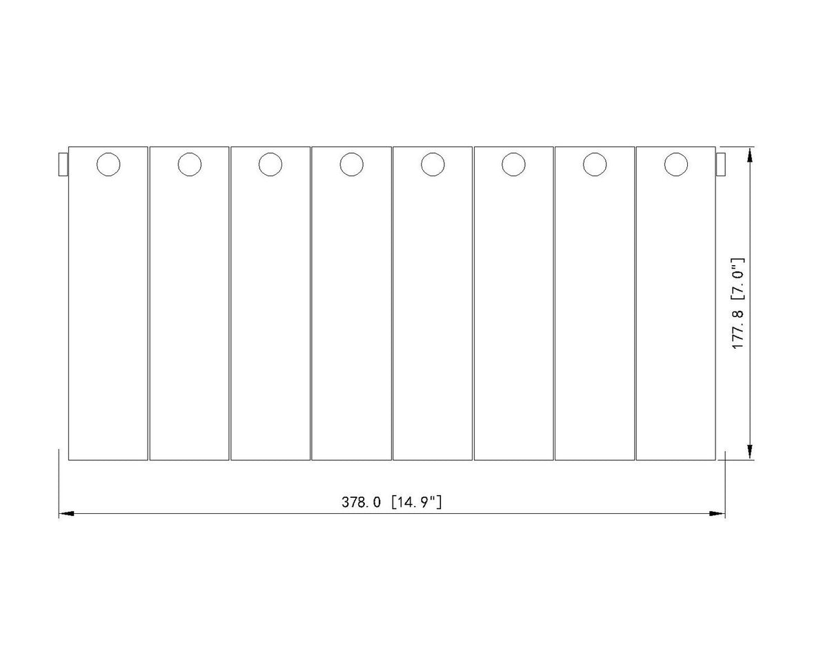 Barre d'éclairage de salle de bain Glacier Nickel brossé, 15" – vue 6