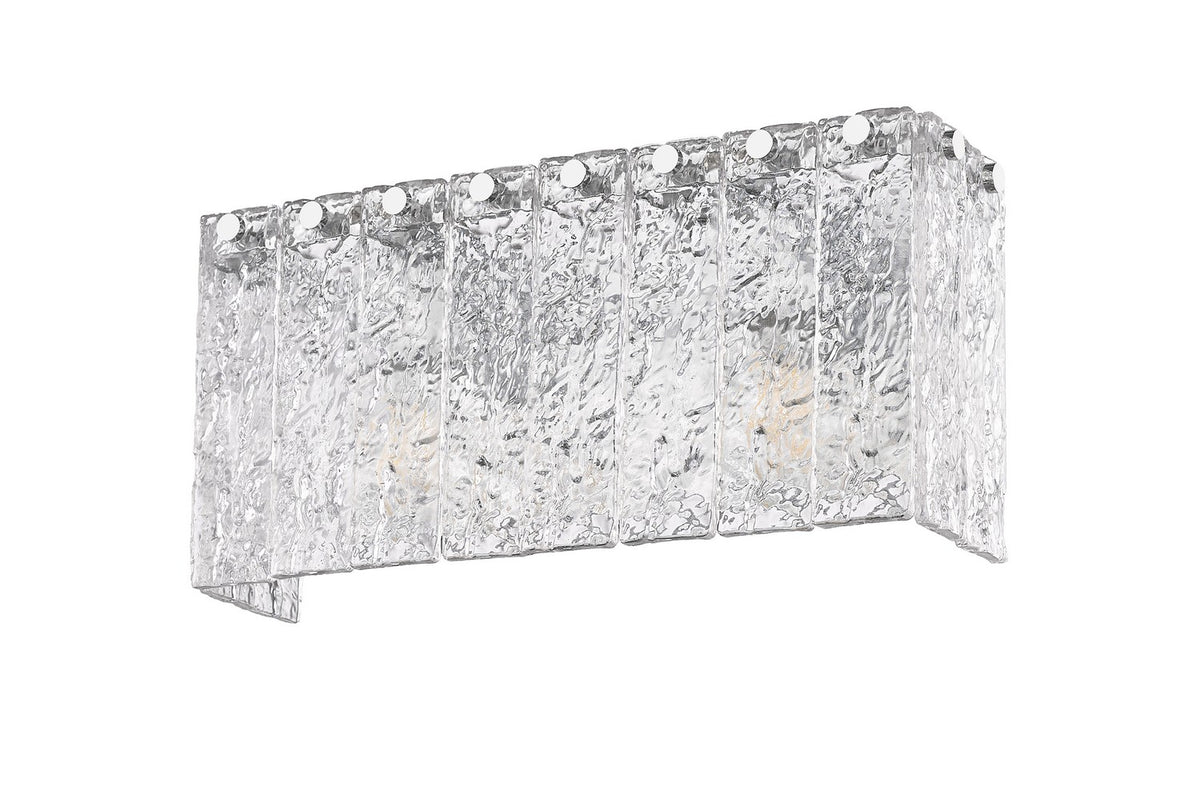 Barre d'éclairage de salle de bain Glacier Chrome, 15" – vue 4