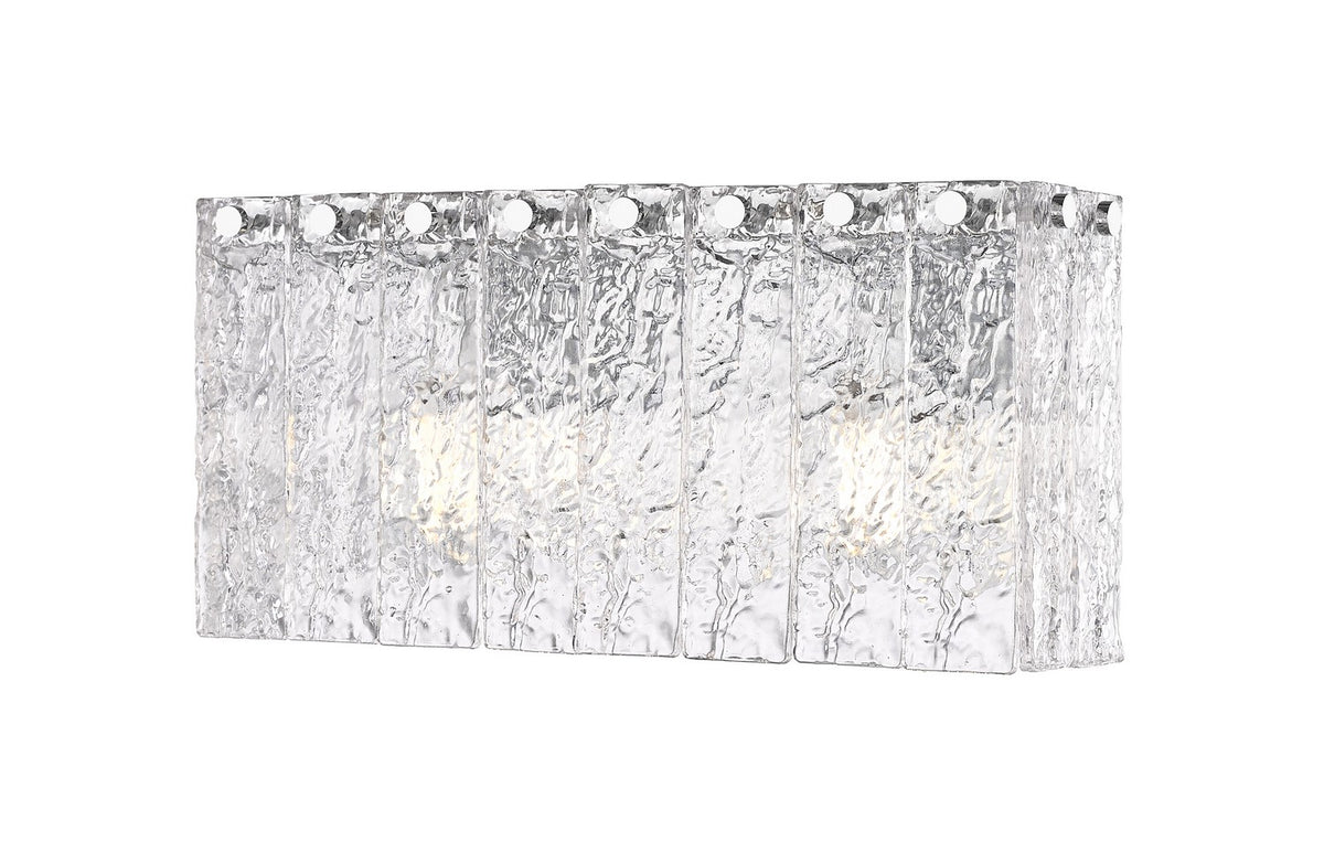 Barre d'éclairage de salle de bain Glacier Chrome, 15" – Z-Lite
