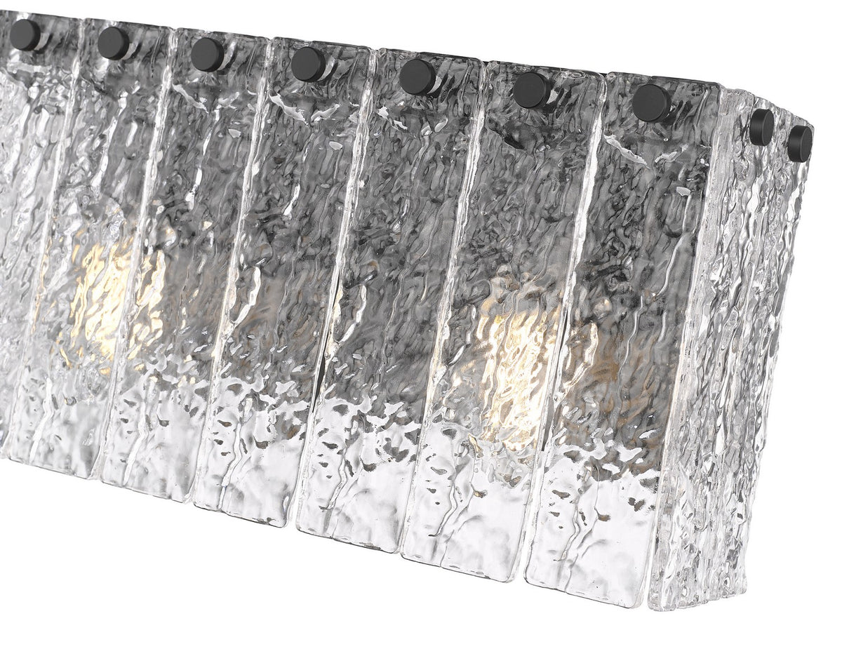 Barre d'éclairage de salle de bain Glacier Noir mat, 15" – vue 5