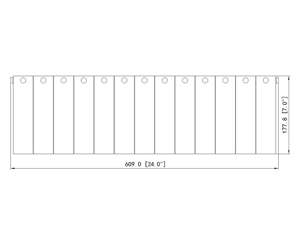 Barre d'éclairage de salle de bain Glacier Nickel brossé, 24" – vue 6