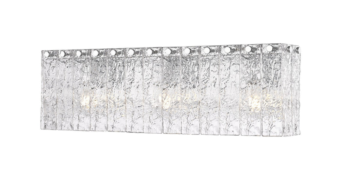 Barre d'éclairage de salle de bain Glacier Chrome, 24" – Z-Lite