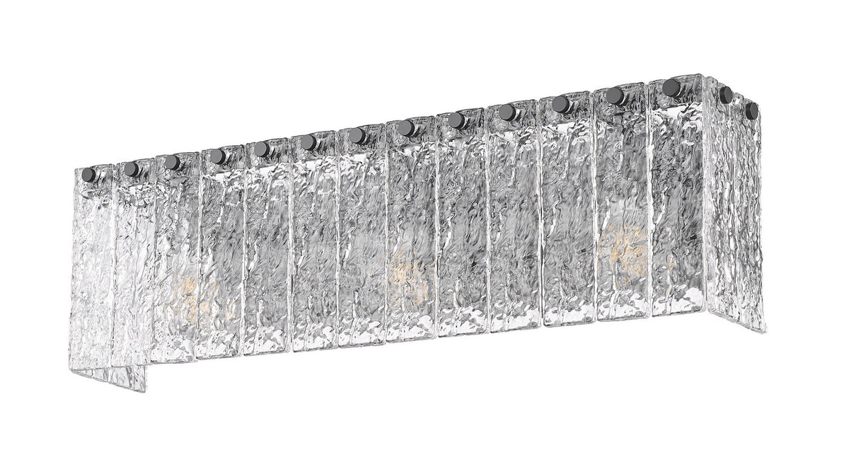 Barre d'éclairage de salle de bain Glacier Noir mat, 24" – vue 4