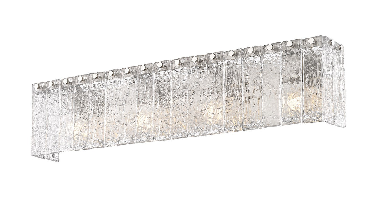Barre d'éclairage de salle de bain Glacier Nickel brossé, 31 1/4" – vue 2
