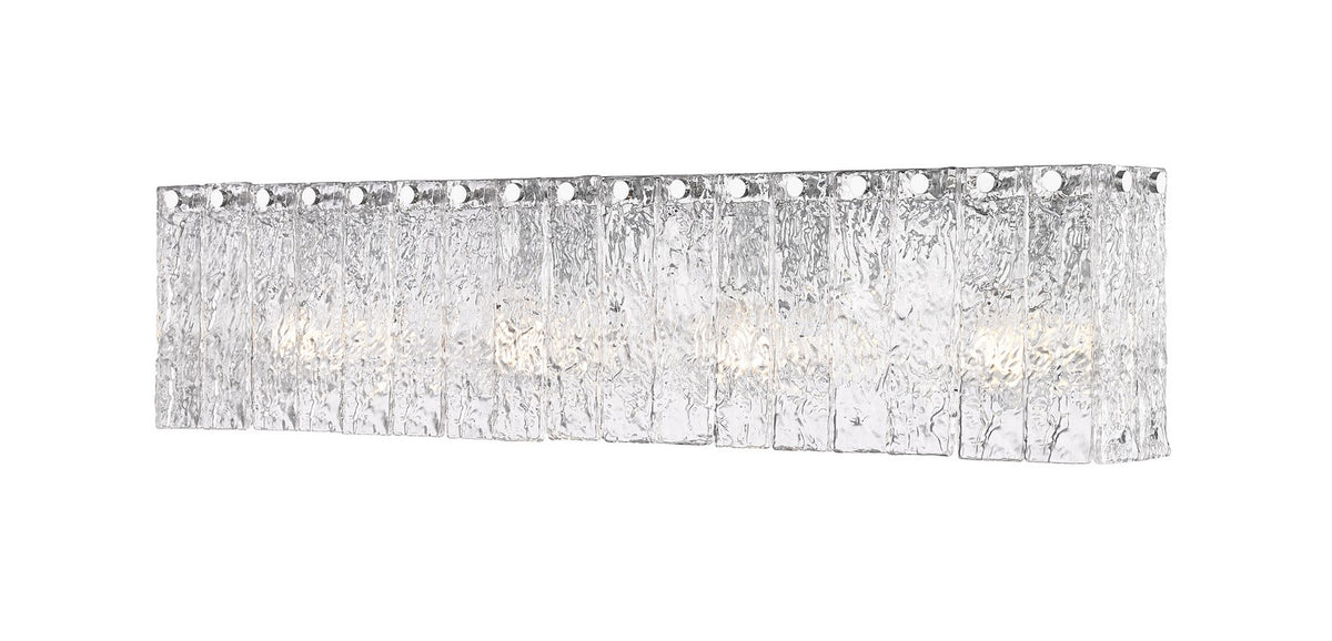 Barre d'éclairage de salle de bain Glacier Chrome, 31 1/4" – Z-Lite