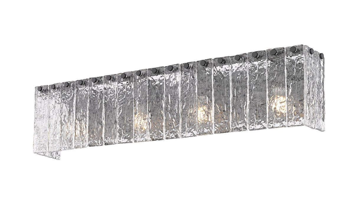 Barre d'éclairage de salle de bain Glacier Noir mat, 31 1/4" – vue 2