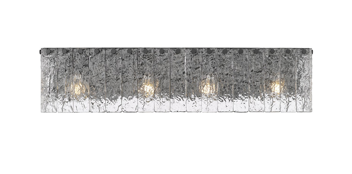 Barre d'éclairage de salle de bain Glacier Noir mat, 31 1/4" – vue 3