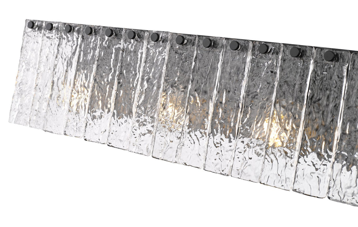 Barre d'éclairage de salle de bain Glacier Noir mat, 31 1/4" – vue 5