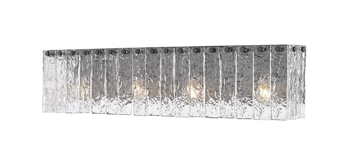 Barre d'éclairage de salle de bain Glacier Noir mat, 31 1/4" – Z-Lite